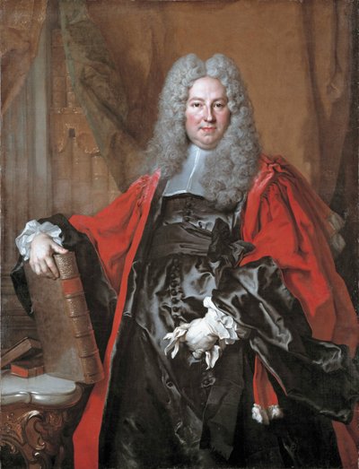 Portret van Barthélemy-Jean-Claude Pupil door Nicolas de Largillière